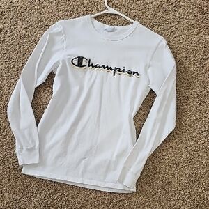 Champion White Long Sleeve Shirt